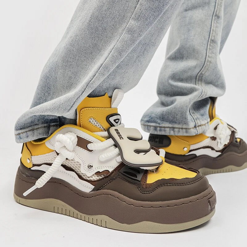 Thick top skate shoes