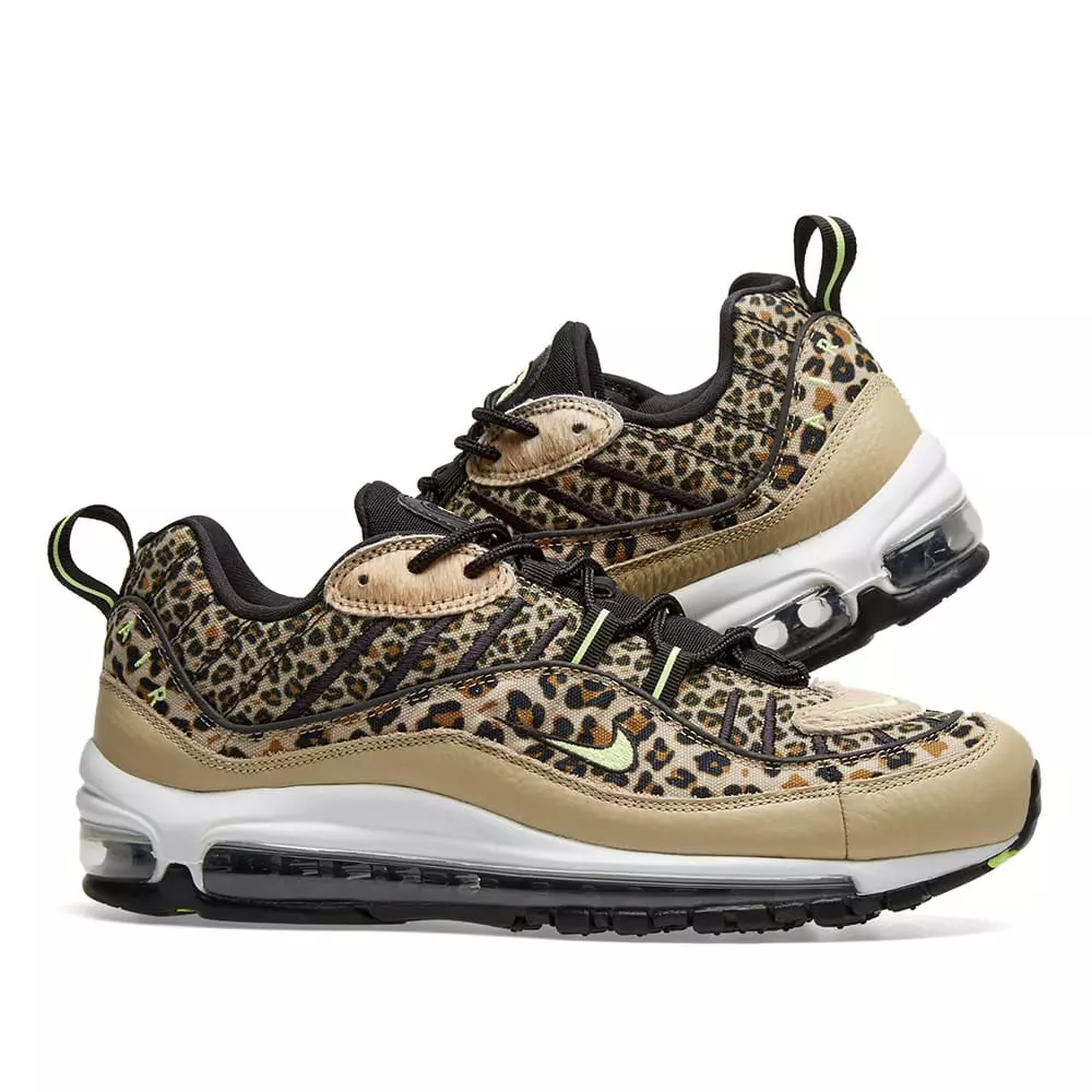 Relativamente Operación posible desinfectar Nike Wmns Air Max 98 Premium Sneakers `Leopard Print` BV1978-200 | eBay