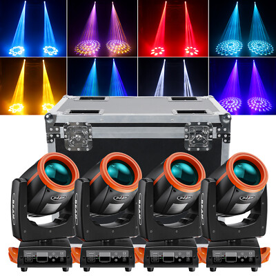 230W 7R Beam Moving Head Light 24 Prism Gobo RGBW dj Disco Stage Light with Case