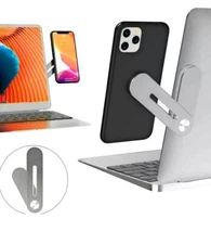 MAGNETIC Laptop or Monitor Cellphone Phone Holders Mount, Portable folding NEW!
