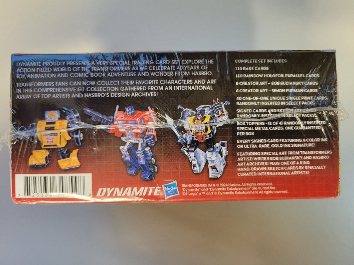 Transformers 40th Anniversary Collector's Trading Cards Complete