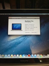 Apple MacBook Pro 13 Mid 2012 8 GB Memory 500 GB Storage A1278 i5