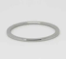Solid 950 Platinum 1.mm Comfort Fit Plain Band Women's Wedding Ring