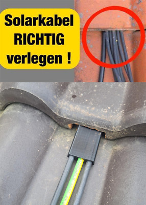 PV Kabeldurchführung Dachdurchführung Ziegeldach Frankfurter Finkenberger Pfanne
