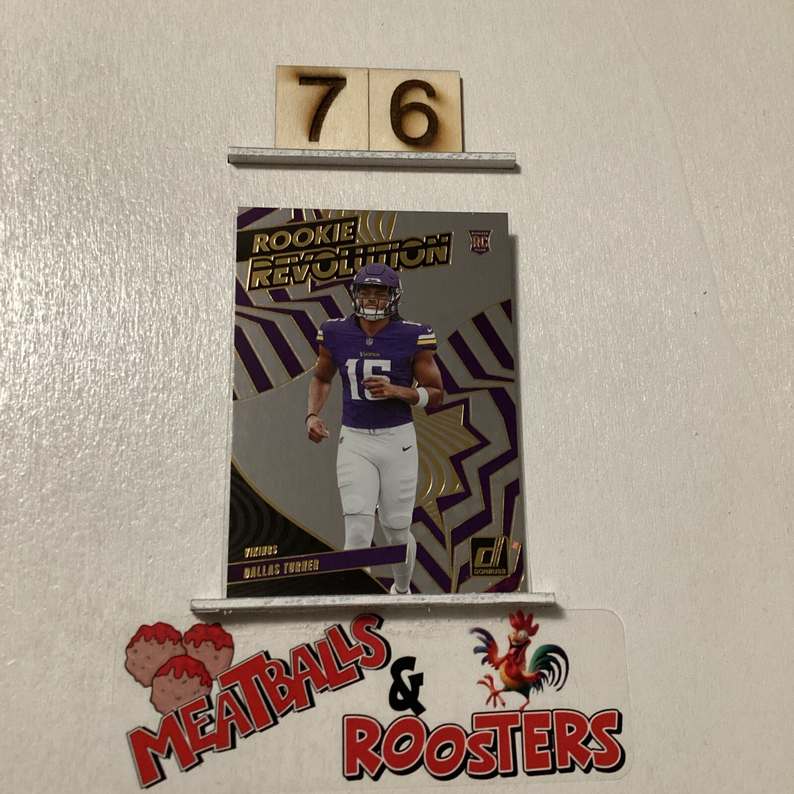 2024 Panini Donruss Rookie Revolution Dallas Turner #26 Minnesota Vikings