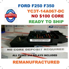 REBUILT YC3T-14A067-DC FORD F250 F350 SUPER DUTY INTERIOR FUSE BOX 1