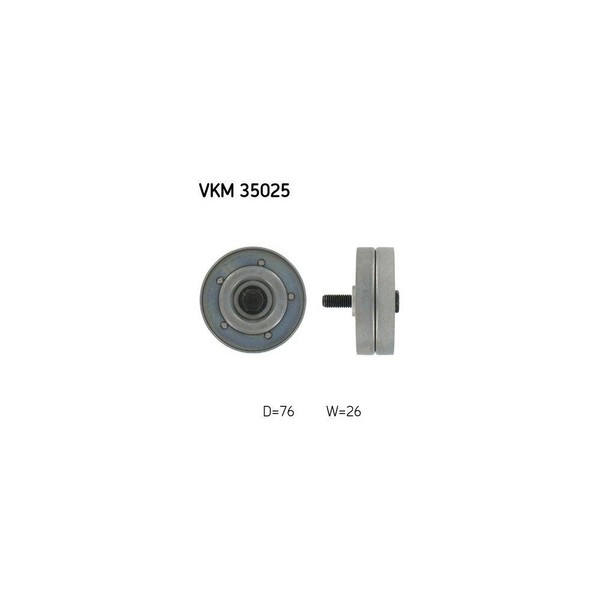 Umlenk-/FüHrungsrolle, Keilrippenriemen SKF VKM 35025 FüR Honda Opel Vauxhall-image