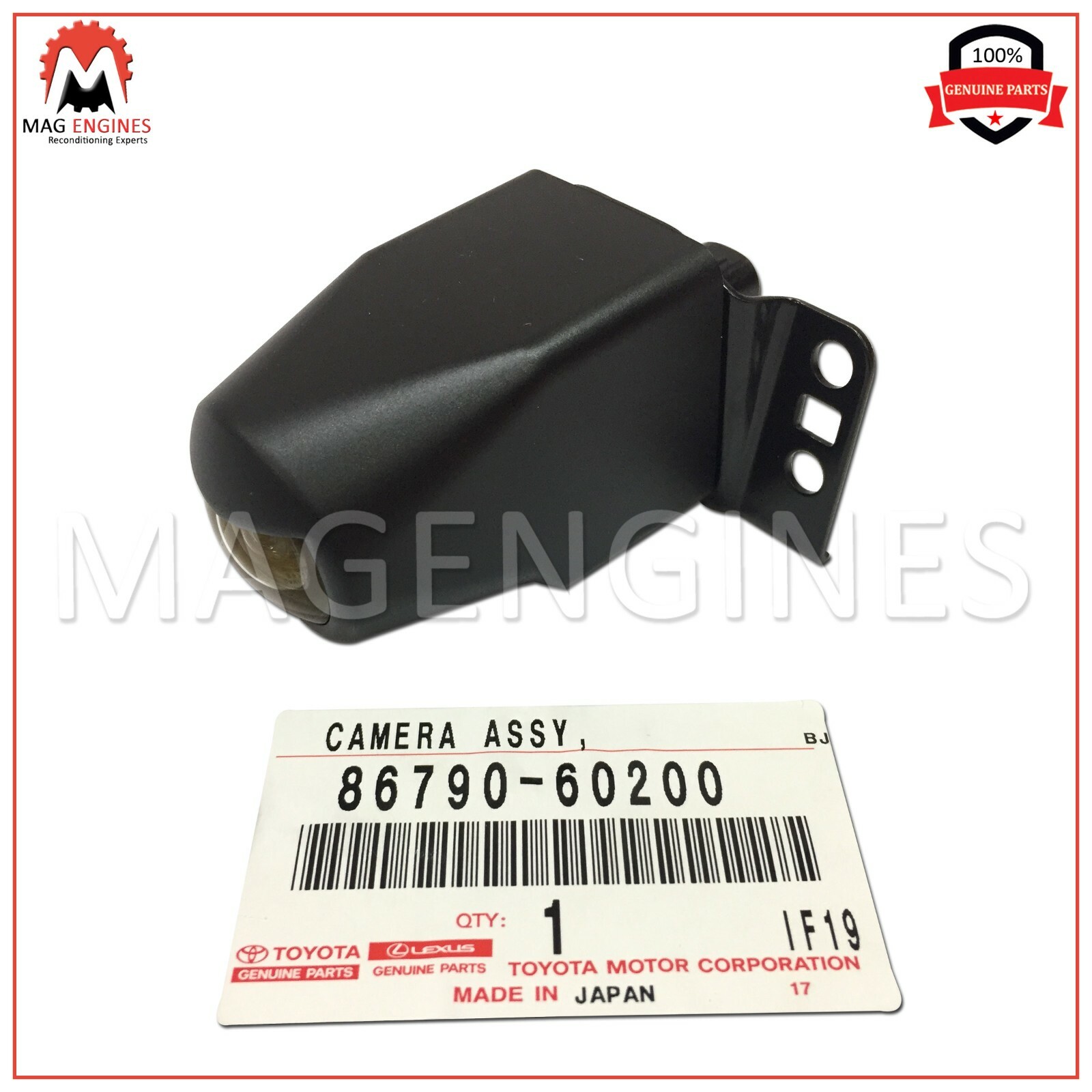 86790-60200 GENUINE OEM CAMERA ASSY, TELEVISION, FRONT 8679060200 