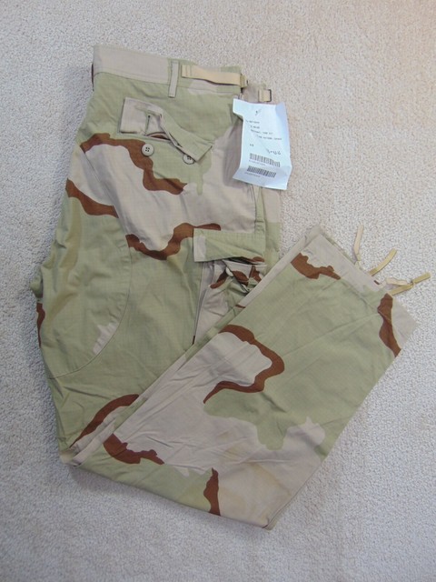 U.S. Military Desert Tan Camouflage Trousers - X-Large Long - Lot 1 | eBay