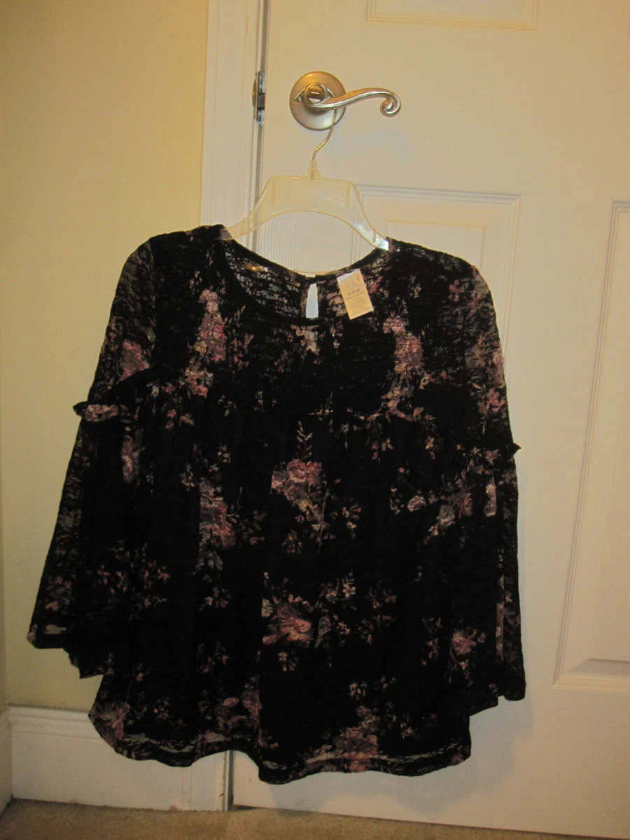 Time and sales tru peasant top