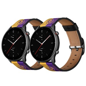 22mm Leather Watch Band Strap For Huami Amazfit GTR 2 2e Basketball Design  | eBay