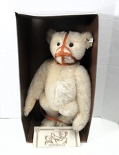 VINTAGE 1989 LIMITED ED. STEIFF MUZZLE BEAR 1908 REPLICA STILL IN BOX 0174/60