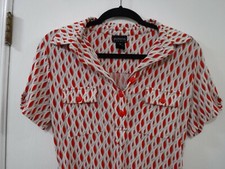 En Focus Studio Women Red/white Casual Dress 6