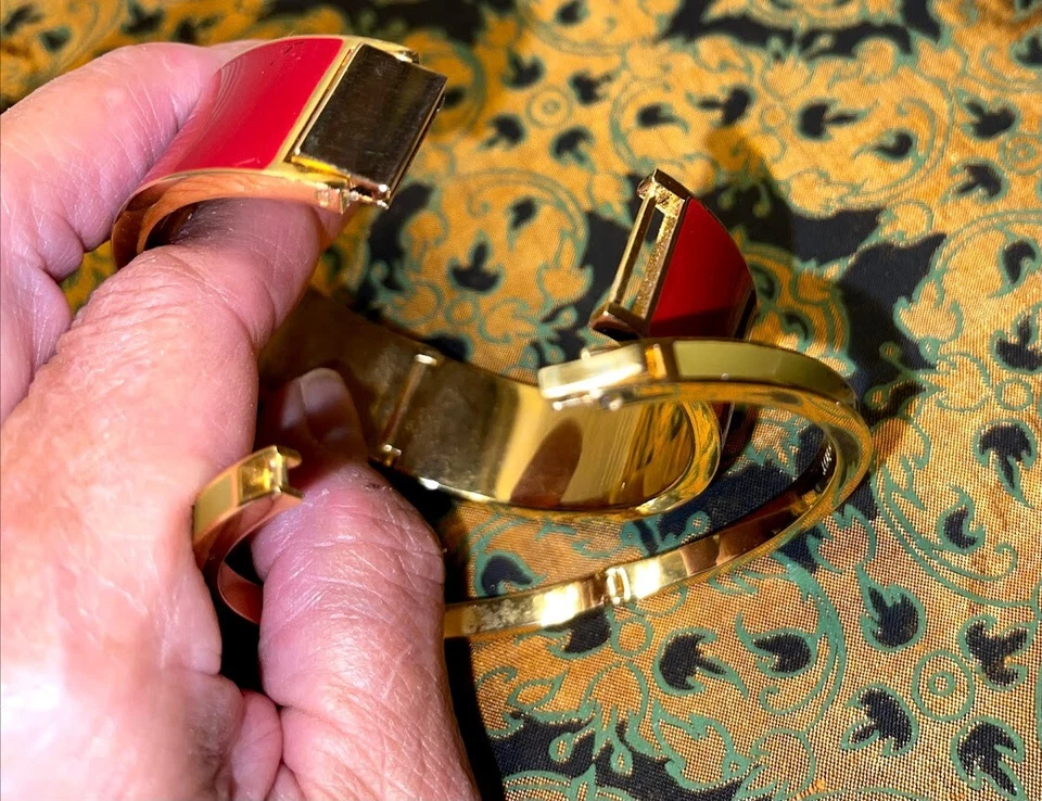 Pulseras J Crew - Lote de 4 brazaletes y 2 puños usados en excelente estado * Foto 4 de 4