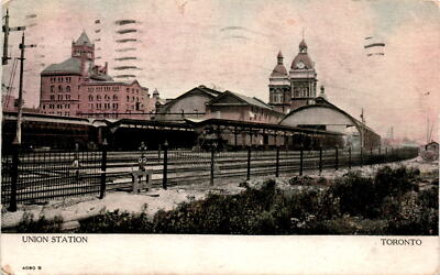 4090 S, UNION STATION, TORONTO, Warwick Bro's & Rutter, Limited Postcard