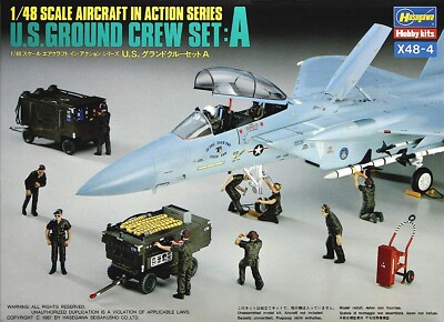 Hasegawa X48-4 U.S. Ground Crew Set A 1/48 Model Kit Japan | eBay