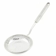 Flat Head Ladle Strainer Kitchen Utensil 13" Length