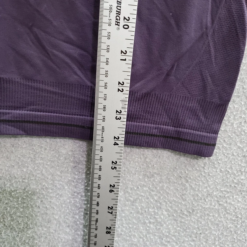 Adidas Girls Activewear Top Medium Purple T-Shirt Clima365 Logo 3 Stripes Tee - Image 3 of 4