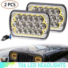 7x6 Inch H6014 H6052 H6054 Sealed Beam Led Black Housing Clear Headlight Lamp 7x6 Inch H6014 H6052 H6054 Sealed Beam Led Black Housing Clear Headlight Lamp