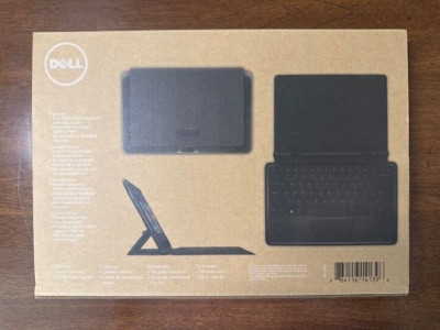 New Dell Slim Tablet light weight touchpad standard QWERTY Black Keyboard