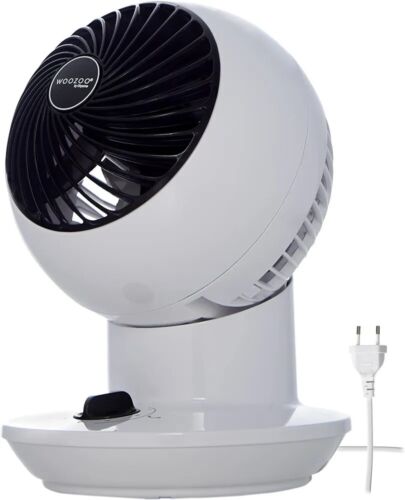 Woozoo, Quiet, Powerful & Compact Table Fan, 11 m², Range 15 m, Oscillation - 第 1/7 張圖片
