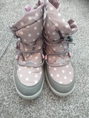 KINDER WINTERSTIEFEL WINTERSCHUHE WARM  GEFÜTTERT  FÜR MÄDCHEN Gr. 29