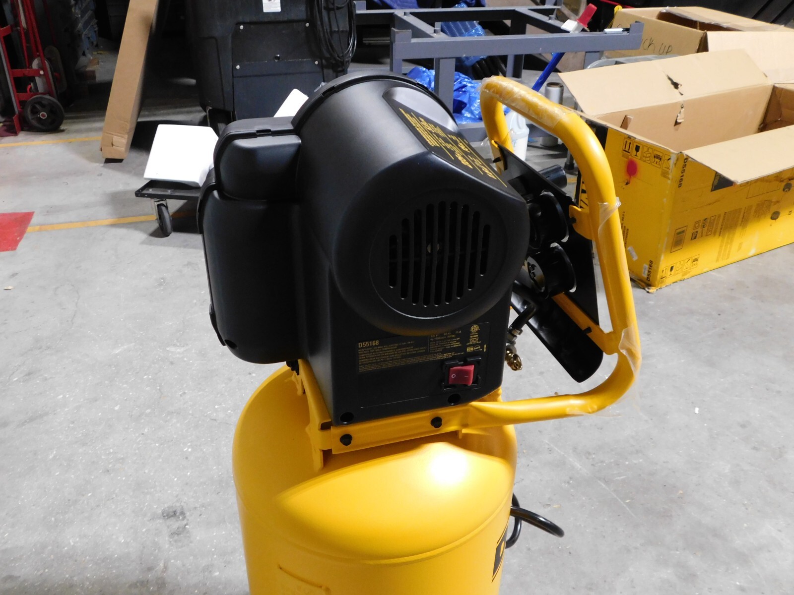 DeWALT Portable Electric Air Compressor 1.6 Running HP 5.4 CFM at 90 psi D55168 eBay