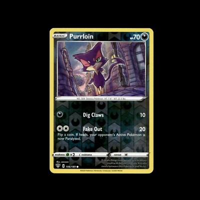 Cat Pokemon Cards! Meowth Persian Litten Meowscarada Skitty Purrloin Holo Card!