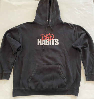 Vlone x Nav Bad Habits Album Merch Collab Pullover Hoodie Men's 2XL Black |  eBay