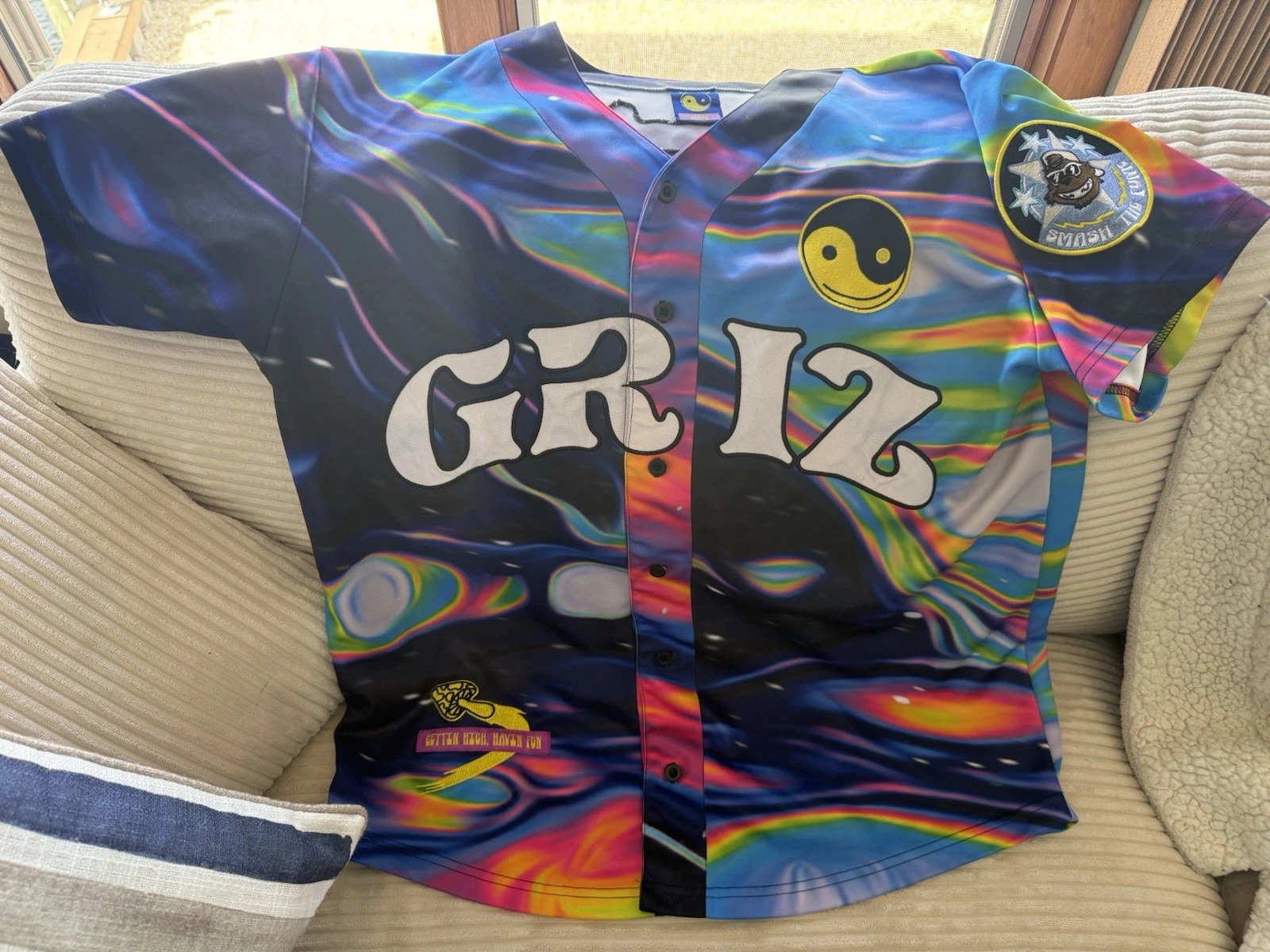 GRiZ Summer Nova Baseball Jersey M (Limited Edition Electric Forest 2022)