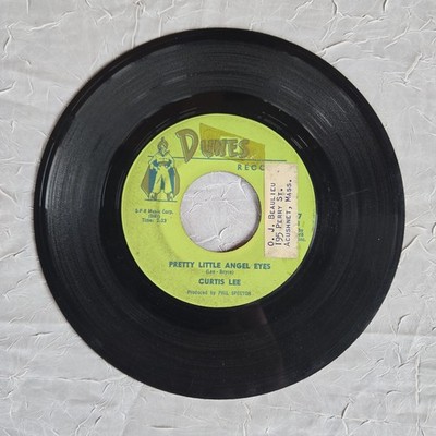 Curtis Lee / Pretty Little Angel Eyes and Gee How I Wish You Were Here / 45 RPM