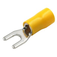 XScorpion Spade Terminals - 8 10/12ga. - Yellow 100 pack