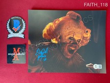 Dustin Faith signed 8x10 photo IT: Welcome to Derry Pennywise Beckett COA