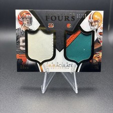 2015 Panini Immaculate Fours Quad Brian Hartline AJ Hawk Hyde Non Auto /15 OSU