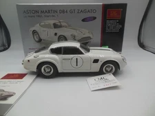 CMC M-139 Aston Martin DB4 Zagato Le Mans 1961 Rn 1 in White 1:18 Scale Ltd ed