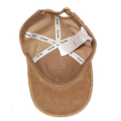 Inspired  C  Triomphe Baseball Cap in Corduroy. NWT. Women main image 4