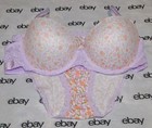 NEW Victoria's Secret Pink Wink Push-Up Balconette Bra 38C & Panty Set Large VS — photo 1