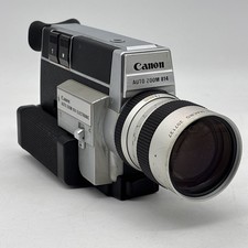 Non-Working Canon Auto Zoom 814 Electronic Super 8mm Film Camera For Parts