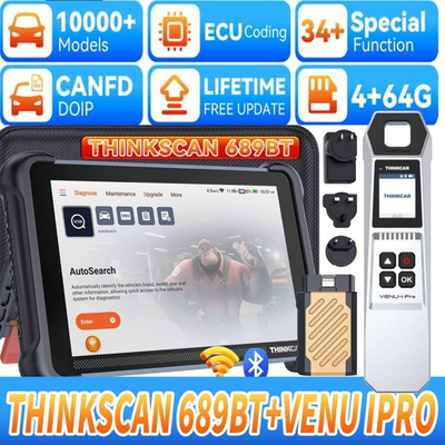 #ad #ad ThinkScan 689BTTPMS Tool Kit Bidirectional Diagnostic OBD2 Scanner E.CU Coding $673.75