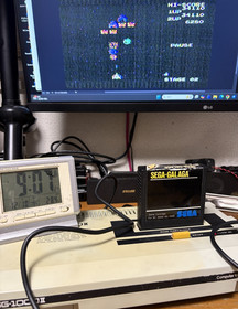 SEGA computer video game SG-1000II console with controller and RF adapter