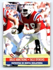 1991 Pro Set Spanish #146 Bruce Armstrong Fresh Break EX-EXMINT