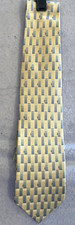 Necktie Mens Silk Yellow Blue Korea Accessory Office Work Casual Dad Gift