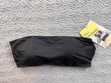 True Co. Women's Size Large Convertible Bandeau Bra Black