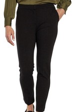 Women's NWT Banana Republic Factory Black Logan Curvy Fit Trousers Size 8