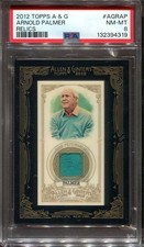 2012 Arnold Palmer Patch Topps Allen & Ginter Framed Relic #AGR-AP PSA 8