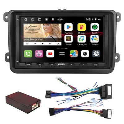 ATOTO S8 4+32G Autoradio Stereo Carplay Android Auto Für VW Golf CC Tiguan