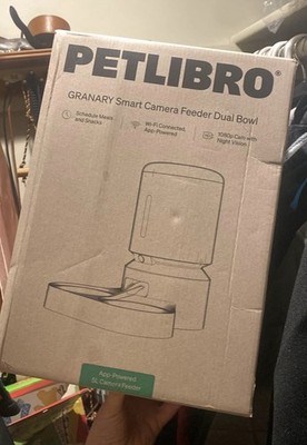 PETLIBRO Automatic Cat Feeder with Camera, Black, 5L, Two Cats,  WiFi