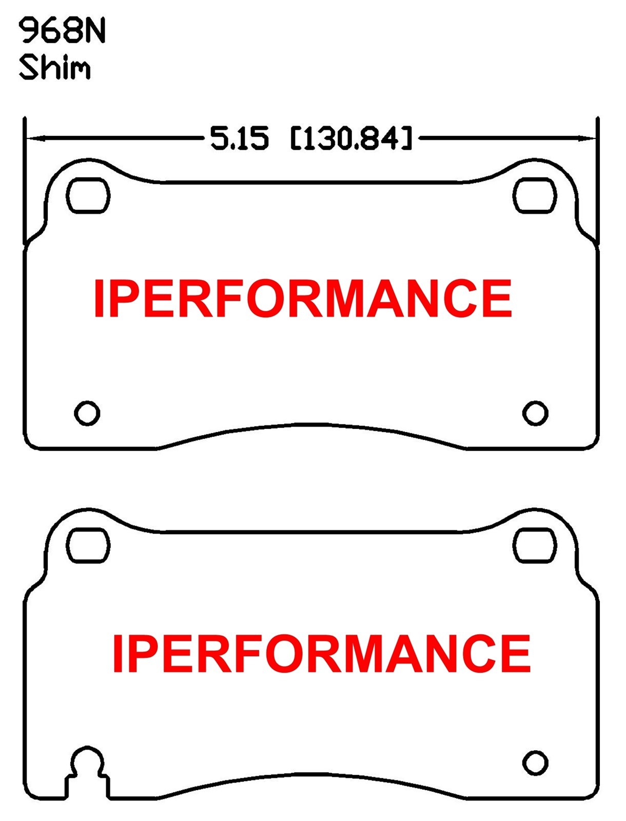 Titanium Brake Heat Shield Set Notched for Ferrari 512TR 1994-1996; FRONT