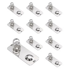 10Pcs Battery Spring Brass Contact 27.5 x 12mm Positive Negative Bipolar