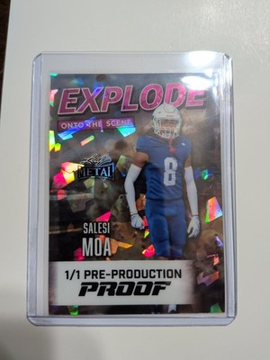 2026 Leaf Metal Salesi Moa Explode On The Scene 1/1 Production Proof